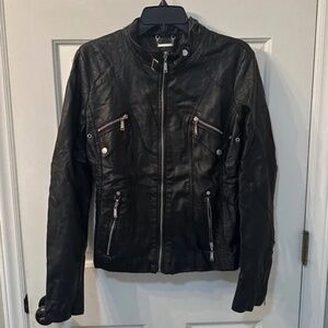 Women's Jou Jou Leather Jacket - Size XL